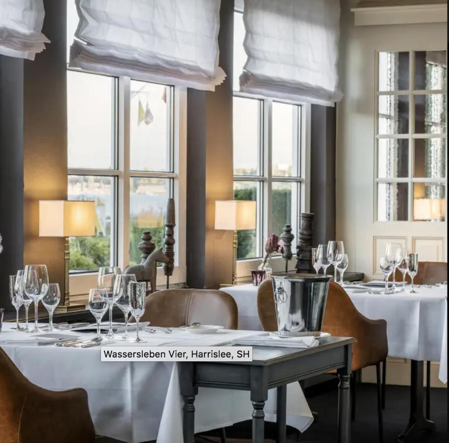 'Kapitaenslounge' Vollsanierte Fewo Mit Blick Auf Die Flensburger Foerde Harrislee Kültér fotó